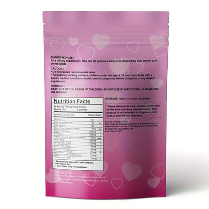 Women's Pheromone Gummies with L-Arginine, Maca & Beetroot, Natural Attraction, Confidence & Feminine Balance Supplement