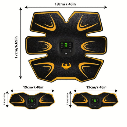 EMS Stimulator Trainer Patches, 8 Modes 19 Intensities Fitness Exerciser for Arms, Legs & Body Toning