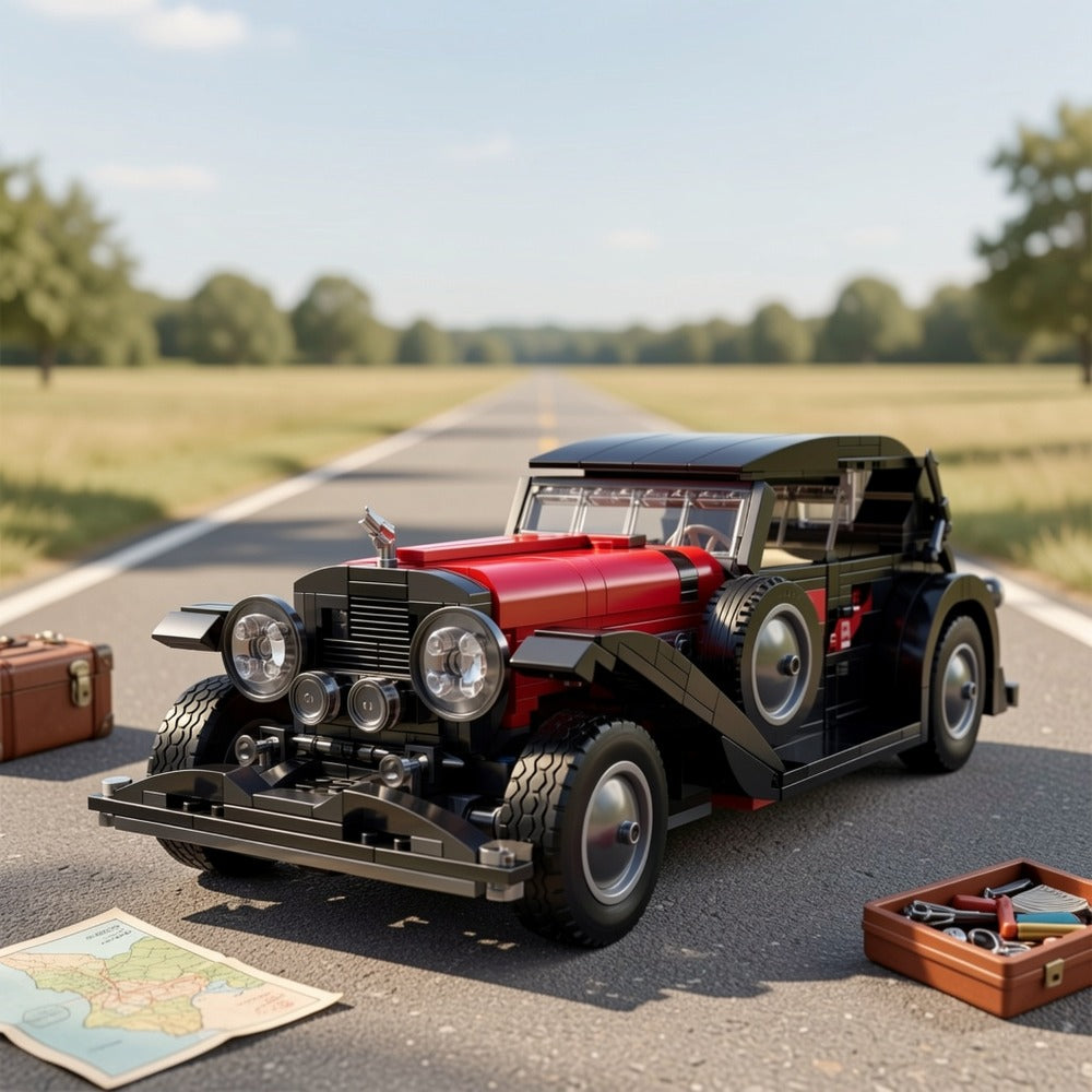 Mould King 10114 Vintage Classic Car Building Blocks Set 1308 Pcs with the Listed Color, Size or Set Options for Everyday Use