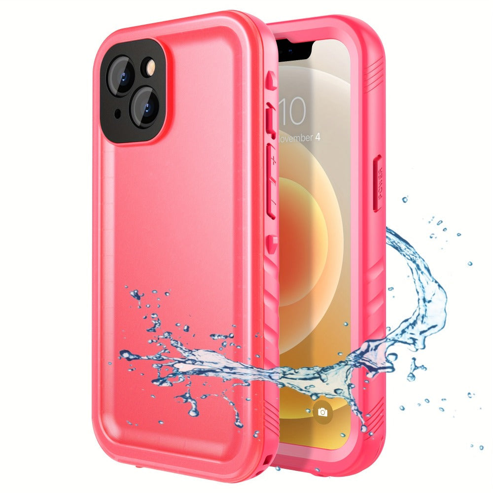 iPhone Case with Built-In Screen Protector Transparent Matte Full Body PC+TPU Shockproof for an Everyday Personal Care Routine