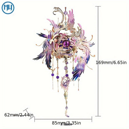 3D Metal Puzzle Model Kit, God's Eye & Angel's Eye MU Assembly, Laser-Cut DIY Craft, Artistic Home & Office Decor