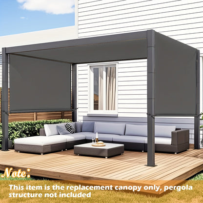 Pergola Canopy Replacement Retractable UV Block | Patio Shade Cover