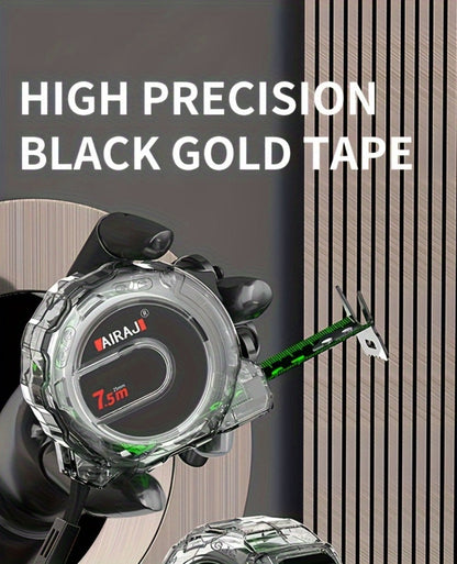Steel Tape Measure Heavy Duty Fluorescent Anti-Drop Durable Measuring Tape 5M 7M 10M with Wide Blade for Home Construction Woodworking DIY