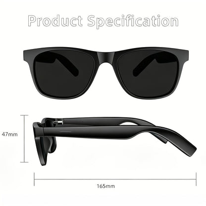 Smart Glasses and Full-Touch Smartwatch Bundle with Multi-Language Photo Translation, Calls and Music