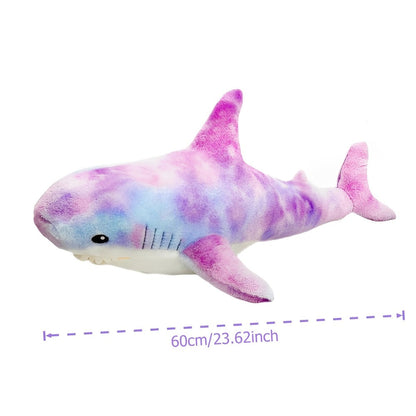 Shark Stuffed Animal Pillow, Cute Plush Throw Pillow for Couch & Kids Room, Birthday Gift for Girls