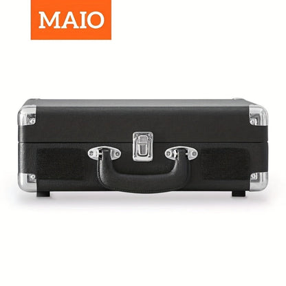 Bluetooth Vinyl Record Player with Built-in Speakers, Maio C200 3-Speed Belt-Driven Turntable, Hi-Fi Stereo Gramophone