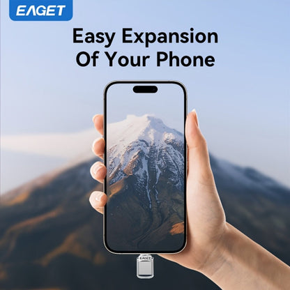 USB Flash Drive EAGET Dual-Ended Type-C to USB 3.2 Memory Stick with 32GB, 64GB or 128GB Capacity