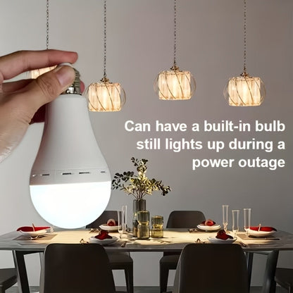 Rechargeable Emergency LED Bulb 2000mAh 60W Equivalent 6000K with Hook for Entryways, Bedrooms and Living Spaces