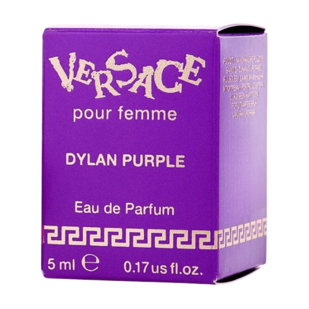 Versace Dylan Purple Pour Femme Perfume for Women EDP Travel Spray 5ml Authentic Floral for Bath Time, Home Spa and Personal Care