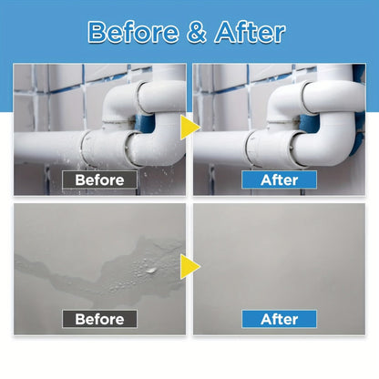 Sealant Liquid Glue 32oz 1KG Leak Agent, Indoor Outdoor Coating for Roof Basement Wall Pipe Crack Sealing
