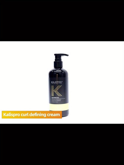 Men's Curl Cream Sulfate-Free 10.14oz – Frizz Control Styling Cream for Wavy & Curly Hair | Controlled Hold