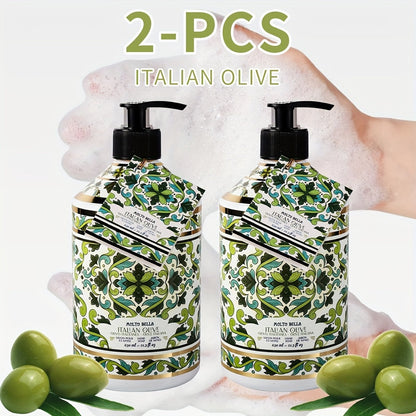 Moisturizing Liquid Hand Soap 2-Pack 21.3 fl oz Each – Foaming Pump Dispenser in 5 Scents, Gentle Gel Formula for All Skin Types