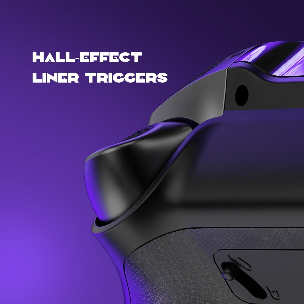 Hall Effect Wireless Gaming Controller V2 Black, Interactive Screen, RGB Lighting, Remappable Buttons