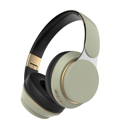 Foldable Wireless Over-Ear Headphones with FM Radio, TF Card Playback, 3.5mm AUX, Microphone and Six Colors