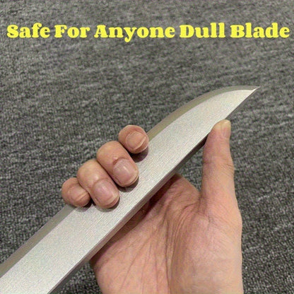 Ninja Kunai Cosplay Prop Safe No-Sharp Edges 25in, Anime Shuriken Katana Samurai Sword Toy