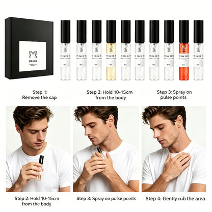 Perfume Gift Set for Men & Women Unique Niche Fragrance Multi-Style Devil Twilight Fantasy for Bath Time, Home Spa and Personal Care
