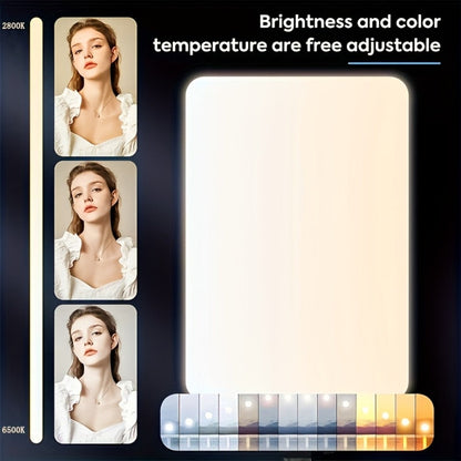 10 Inch Desktop Ring Light with Phone Stand, Beauty Fill Light for Live Streaming, Makeup, Video Recording