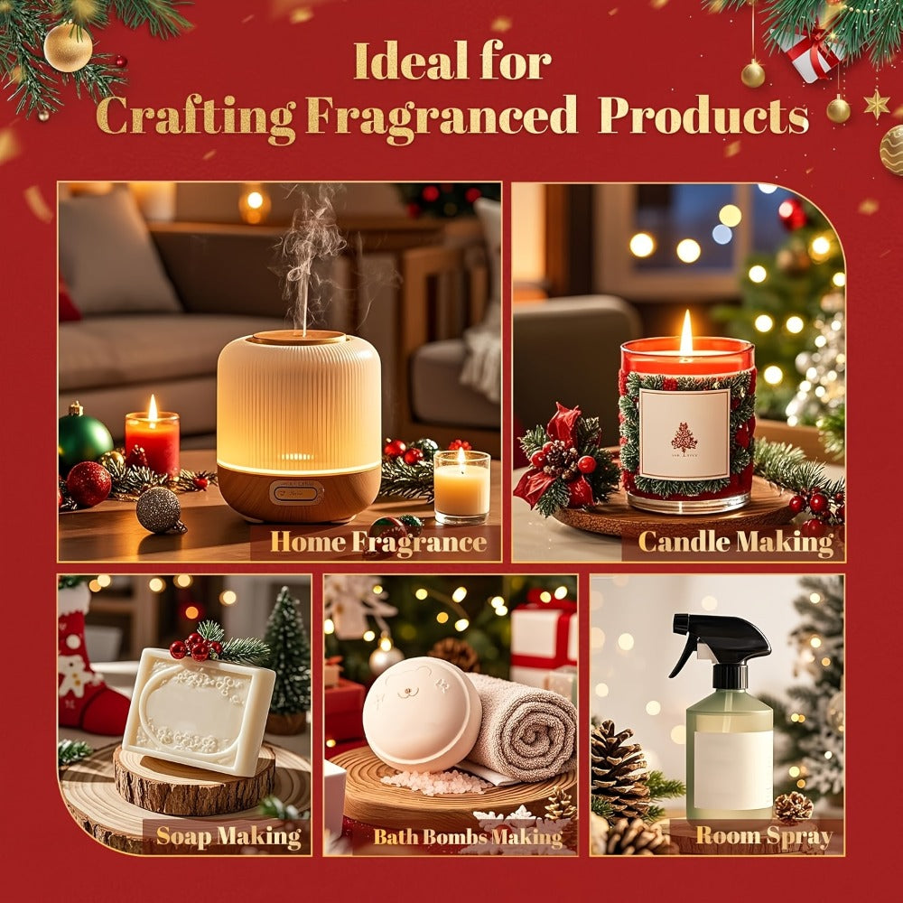 Essential Oil 115ml Multi-Scent Dropper Selection with Peppermint, Frankincense, Lemon, Rum or Cologne