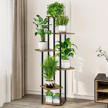 Plant Stand Indoor Multi Tier Corner Metal Flower Stand Tall Plant Shelf for Living Room Bedroom Patio for Garden, Patio and Yard Use