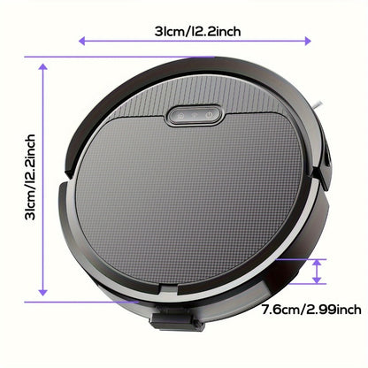 Robot Vacuum Cleaner Mop Combo 5000Pa Max Suction 2-in-1 with App & Voice Control - Scheduled Cleaning
