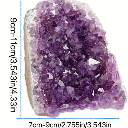 Amethyst Crystal Cave Cluster Natural Uruguayan Polished Edges Geode Home Office Decor Meditation Healing Crystal Birthday Holiday Hanukkah