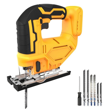 Power Tools ELECMAPS Cordless Jigsaw for DeWalt 20V Max Battery Format with LED, Orbital Settings and Bevel Base
