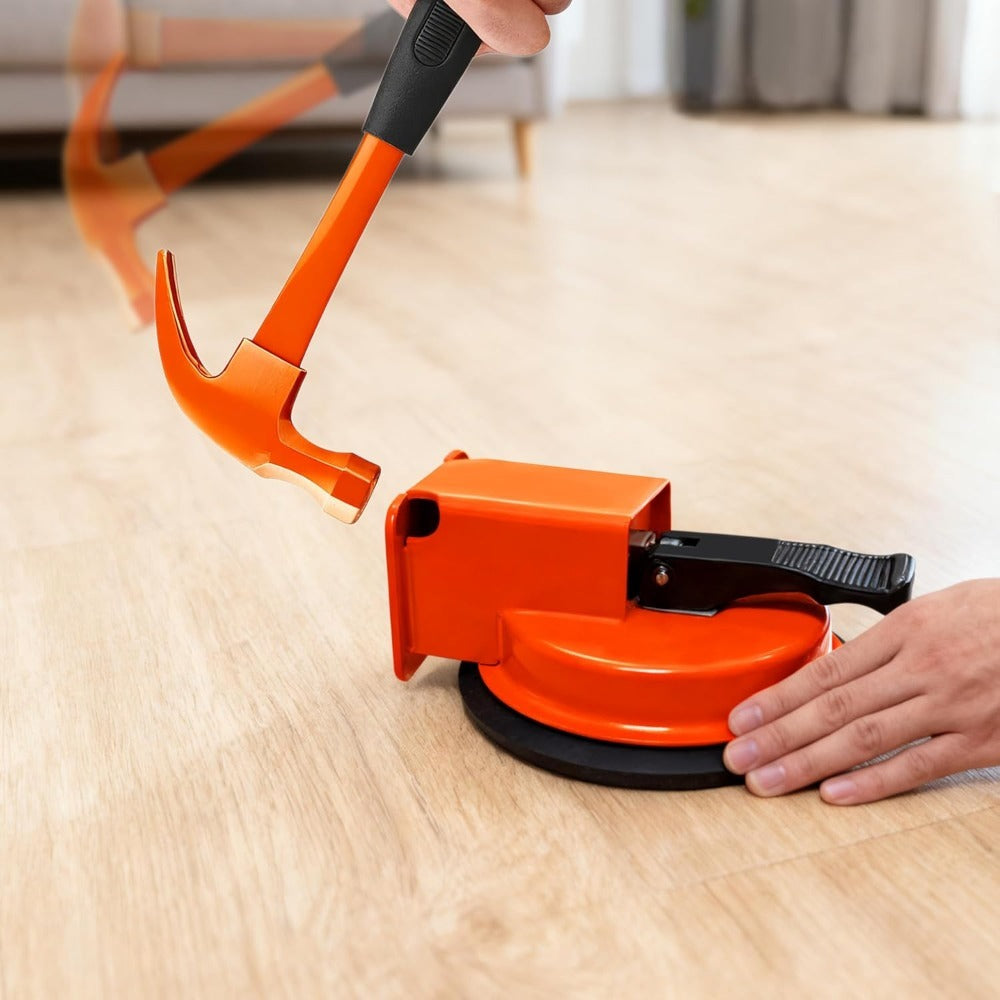 Floor Gap Tool Reinforced Iron Suction Cup Pull System for Laminate Vinyl Composite for Entryways, Bedrooms and Living Spaces