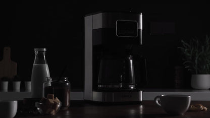 Programmable Drip Coffee Maker 10-Cup Touchscreen Pause and Serve Stainless Steel Carafe for Home Cooking, Dining and Outdoor Meals