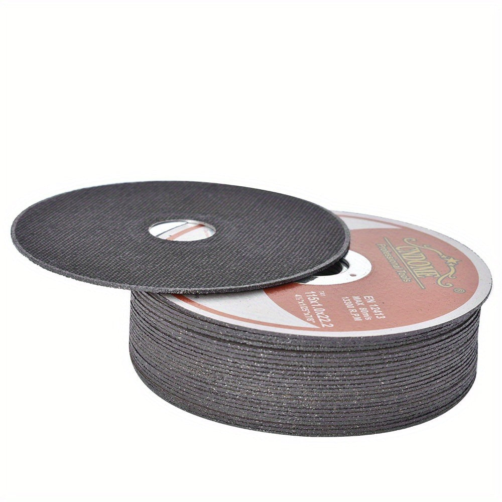 Cut-Off Wheels 100-Pack 4-1/2 Inch Aluminum Oxide Cutting Discs - 0.040" Thin Kerf, 7/8" Arbor, 13300 RPM for Angle Grinder