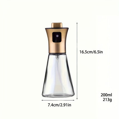 Oil Sprayer for Cooking Stainless Steel, Pressurized Glass Olive Oil Spray Bottle for Kitchen BBQ Grilling Baking Air Fryer