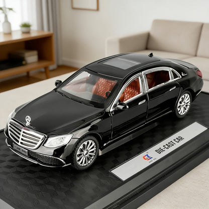 Mercedes-Benz E300 Diecast Car Model 1:24 Scale Zinc Alloy Static Replica, Openable Doors, Highly Detailed Collectible