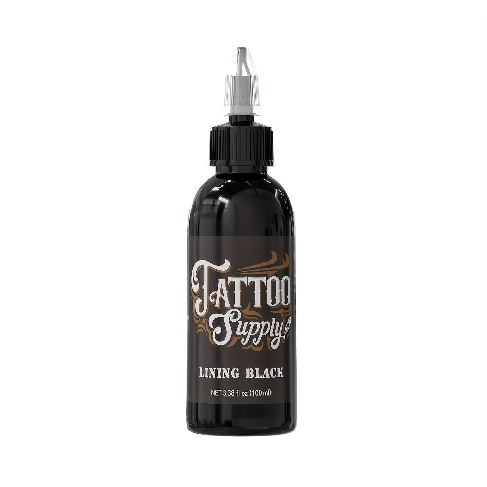 Tattoo Ink Neebol Lining and Shading Black Bottle Options in 100ml or 250ml with Four with Item-Specific Color, Capacity and Bottle Choices