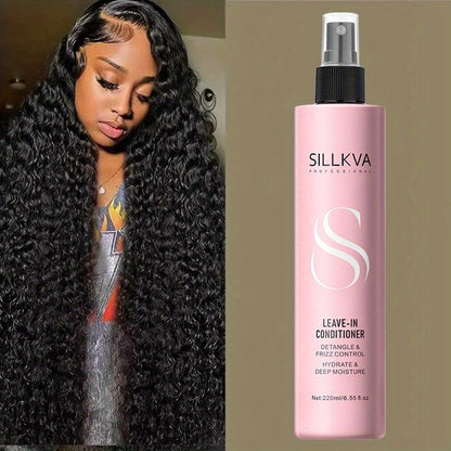 Wig Conditioner Spray with Argan Oil & Vitamin E Leave-In - Sillkva Care for Synthetic & Human Hair Wigs