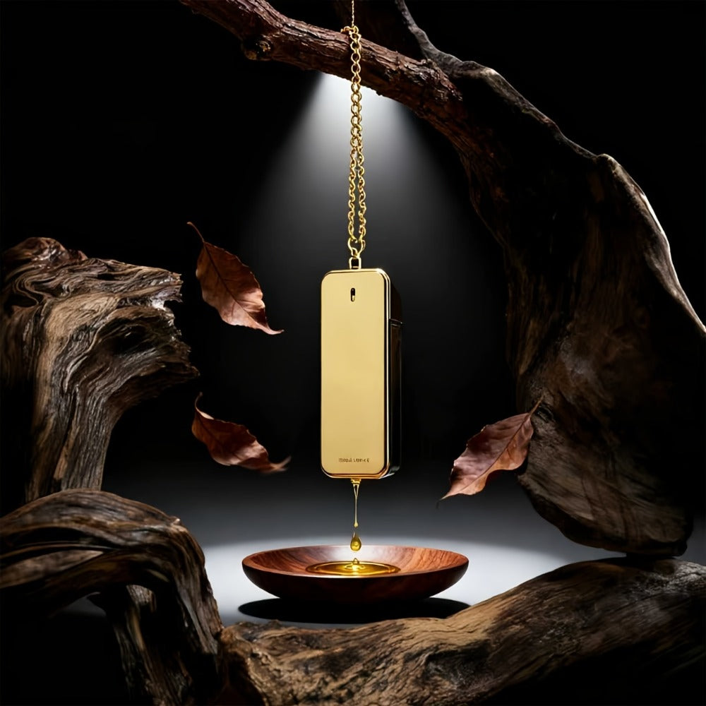 Men's Luxury Cologne 3.4oz Oriental Fragrance Scent Golden Spray Portable Travel Daily Use Christmas Gift for Him 100ml