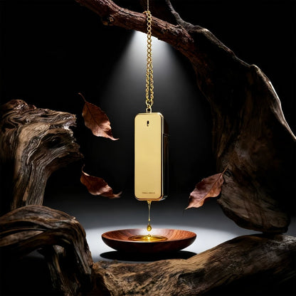 Men's Luxury Cologne 3.4oz Oriental Fragrance Scent Golden Spray Portable Travel Daily Use Christmas Gift for Him 100ml