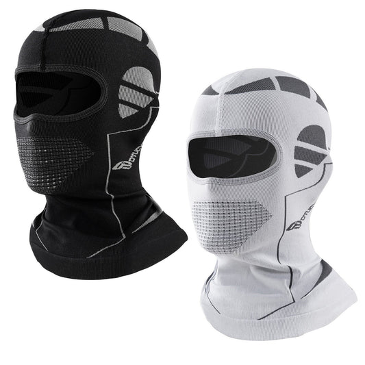 Windproof Neck Gaiter Face Mask 2 Pack – Breathable Knit Nylon Full Face Scarf Head Cover for Cycling, Skiing
