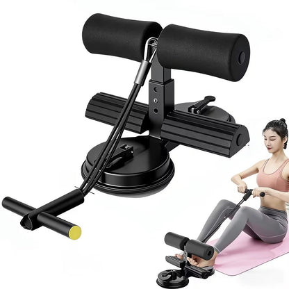 Adjustable Ab Trainer Sit-Up Assistant Device – Abdominal Exercise Equipment for Home Gym, Core Strength Training Aid for Men & Women