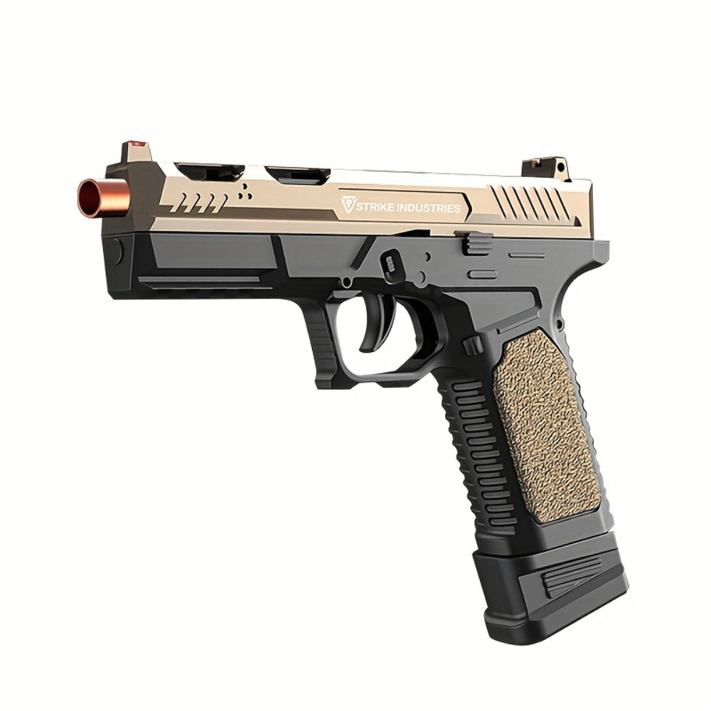 G17 Bullet Toy Gun for Boys, Rapid Fire Foam Dart Blaster Pistol, Realistic Textured Grip, Outdoor Shooting Game Toy