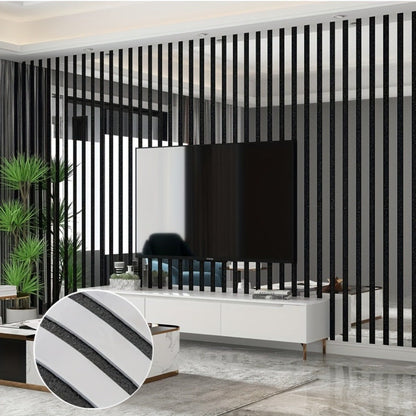 3D Mirror Slat Wall Panel Self-Adhesive Peel and Stick Gold Silver Metallic Grid Wall Sticker, for Entryways, Bedrooms and Living Spaces