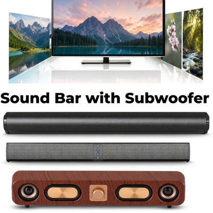 Sound Bar with 4 Subwoofers 20W Hi-Fi Wireless Surround Sound System Bluetooth 5.0 TWS Wall for an Everyday Personal Care Routine