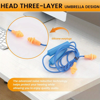 Noise Cancelling Bluetooth Earbuds Hearing Protection for Work, Wireless In-Ear Headset for Construction Site