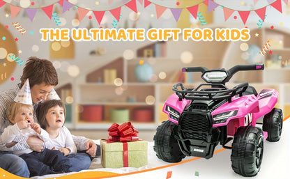 6V Kids Ride On ATV 4-Wheeler Quad Electric Toy Car for Toddlers 18-36 with the Listed Color, Size or Set Options for Everyday Use