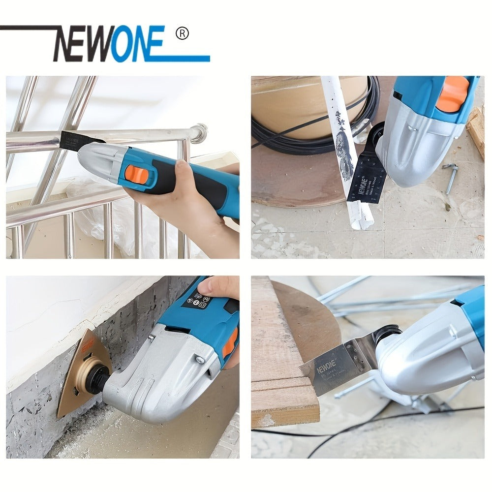 Oscillating Multitool Kit 2.5 Amp Corded, 6-Speed Variable, 3° Oscillation Angle, Cutting Tool for Wood Metal Plastic