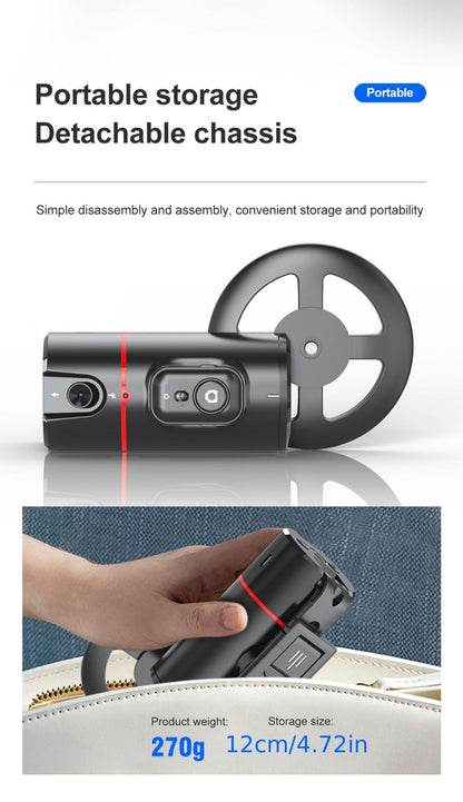 Gesture Control Auto Face Tracking Tripod with 360° Rotation & Wireless Remote No App Required
