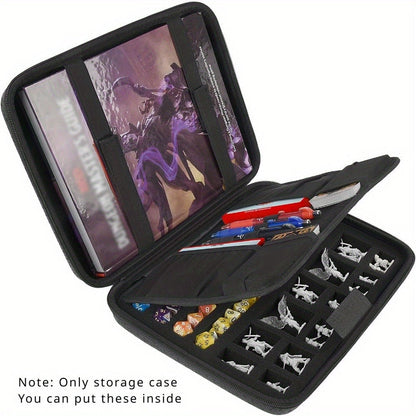 DnD Dice Tray & Storage Box for D&D RPG MTG Tabletop Games – Polyhedral Dice Rolling Tray Organizer Case for Dungeons & Dragons, Pathfinder