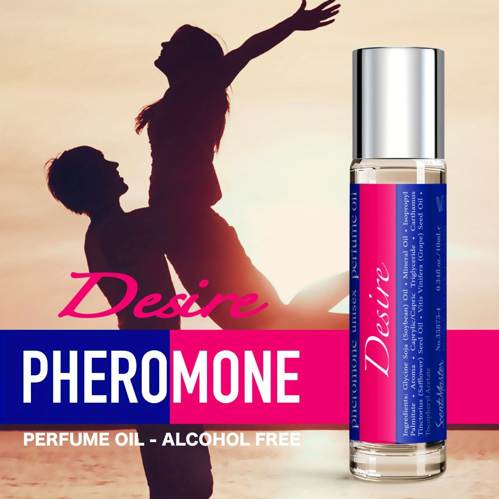 Pheromone Perfume Oil for Women Alcohol-Free Floral Fruity Attract Fragrance 0.34 oz - Unisex Roll-On Cologne Oil