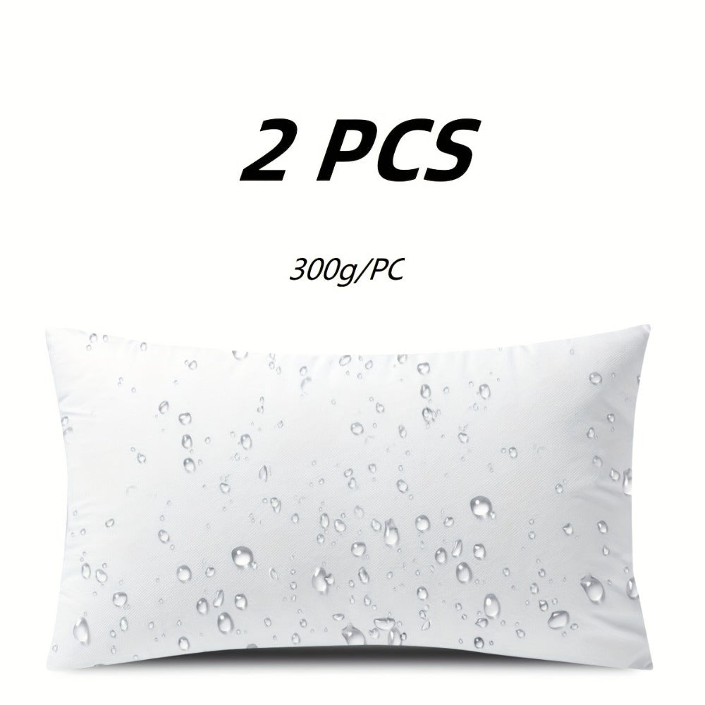 Pillow Inserts Square Indoor Outdoor Decorative Cushion Filling – Woven Fabric 200g+ Stuffing for Throw Pillows Couch Sofa Patio, White