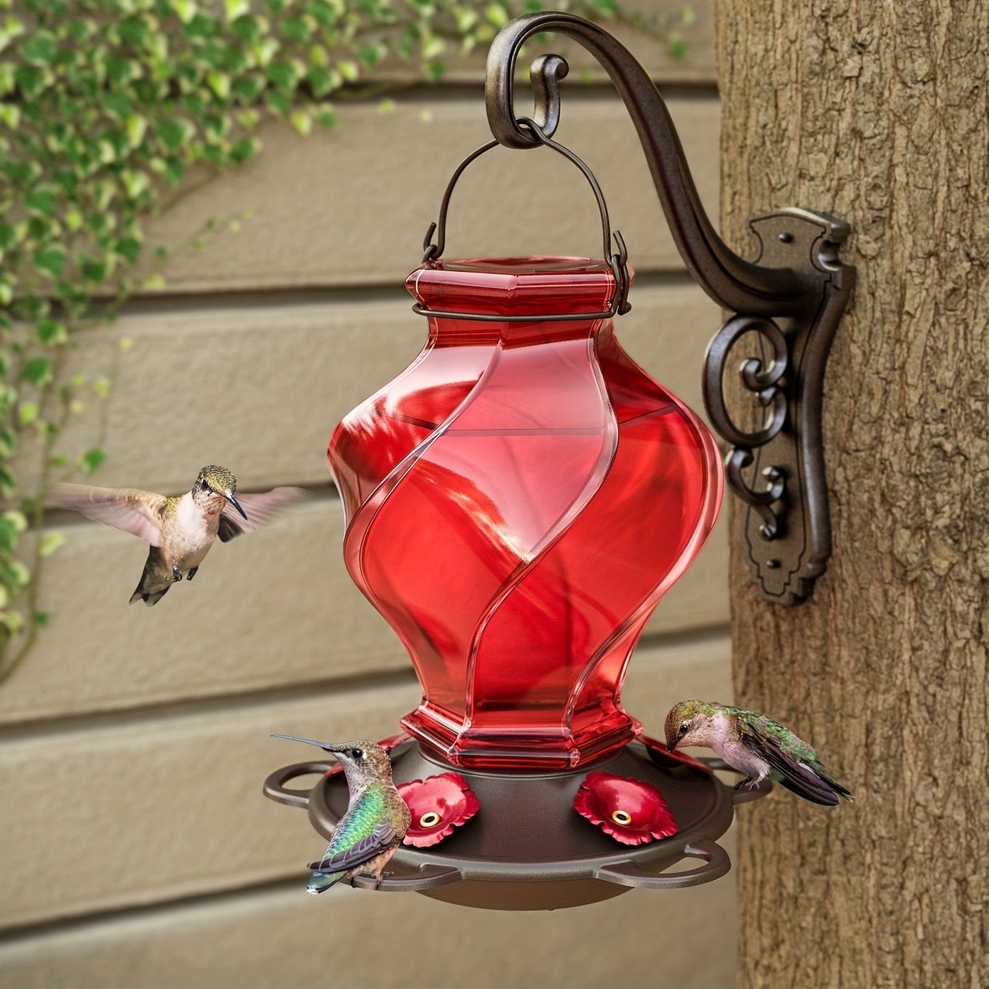 Hummingbird Feeder for Garden, Yard and Pest Management, with the Listed Configuration, for Everyday Use and Organized Storage