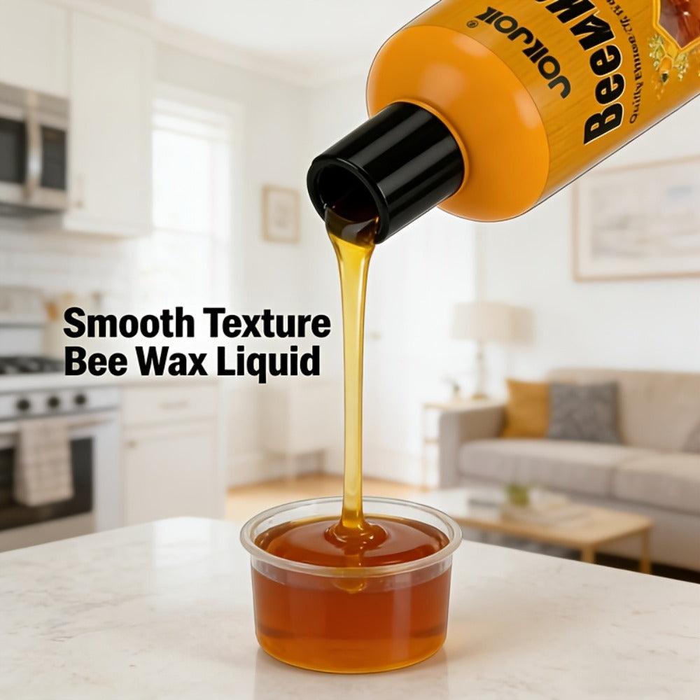 Beeswax Wood Polish & Kit, Natural Wood Furniture Care Wax Deeply Moisturizes, Removes Scratches & Dullness
