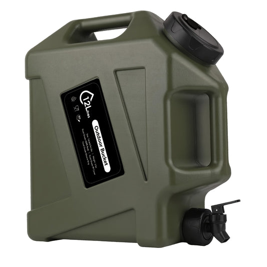 Water Storage Container with Spigot 2 Handles BPA Free PVC Collapsible Water Jug for Camping Outdoor RV Hiking Emergency Survival Portable